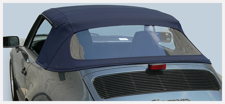 Porsche 911 Convertible Top Replacement & Window, Brown Stayfast Cloth