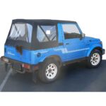 Sierra Offroad Suzuki Samurai Soft Top 86-94 in Black Vinyl, Tinted Windows