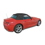 BMW Convertible Top 2003-2008 Z4 Bordeaux Trilogy Acoustic Vinyl Glass Rear Window