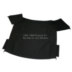 Porsche Convertible Top 1983-1994 911 Front Section German Classic Canvas Black