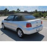 Volkswagen Convertible Top 2001-2002 Golf Cabrio German A5 Canvas Black