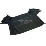 SAAB Convertible Top 1986-1994 900 Cabriolet Front Section TwillFast Canvas Black