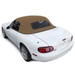 Mazda Convertible Top 1990-2005 Miata 1 Piece Heated Glass Window Cabrio Grain Vinyl Tan