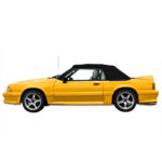 Ford Convertible Top 1991-1993 Mustang Pinpoint Vinyl Black