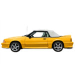 Ford Convertible Top 1991-1993 Mustang Pinpoint Vinyl Oxford White