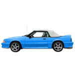 Ford Convertible Top 1991-1993 Mustang Pinpoint Vinyl Oxford White