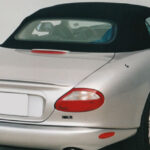 Jaguar 2001-2006 XK8 Convertible Headliner, Foam Back Reinforced, Silver