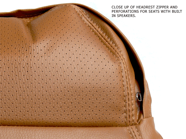 Miata perforated head rests